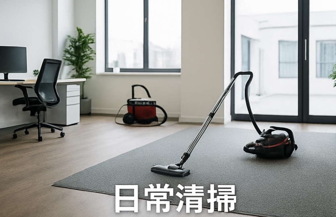 大阪のオフィス・店舗の日常清掃の様子